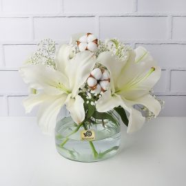 گلدان گل لیلیوم آتنا