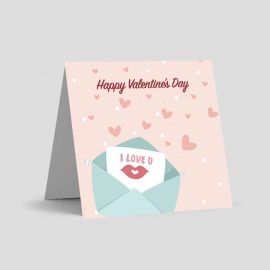 کارت پستال ولنتاین لبخند