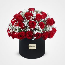 باکس گل رز قرمز دلنواز