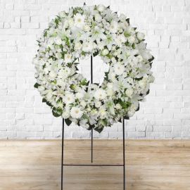 سفارش اینترنتی حلقه گل یادگار | گل بازار