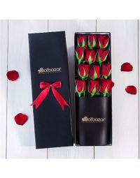 باکس گل رز قرمز