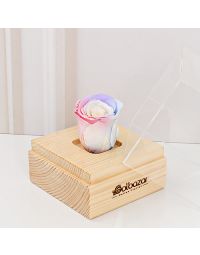 باکس گل رز جاودان رنگارنگ