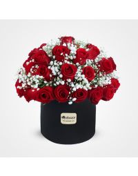 باکس گل رز قرمز دلنواز