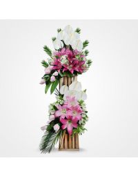 خرید آنلاین سبد گل سوگند | گل بازار