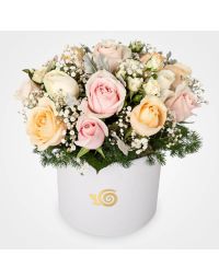 باکس گل رز نیلگون