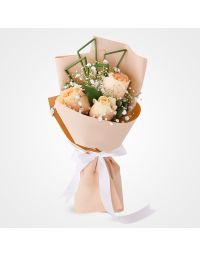 دسته گل رز نباتی نور عشق