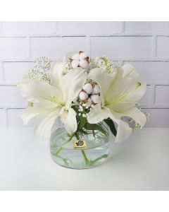 گلدان گل لیلیوم آتنا