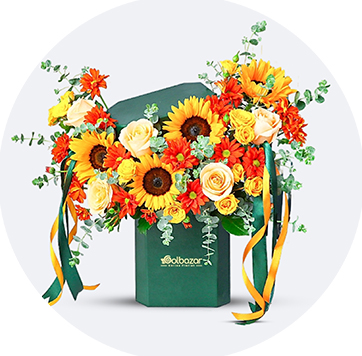 خرید باکس گل