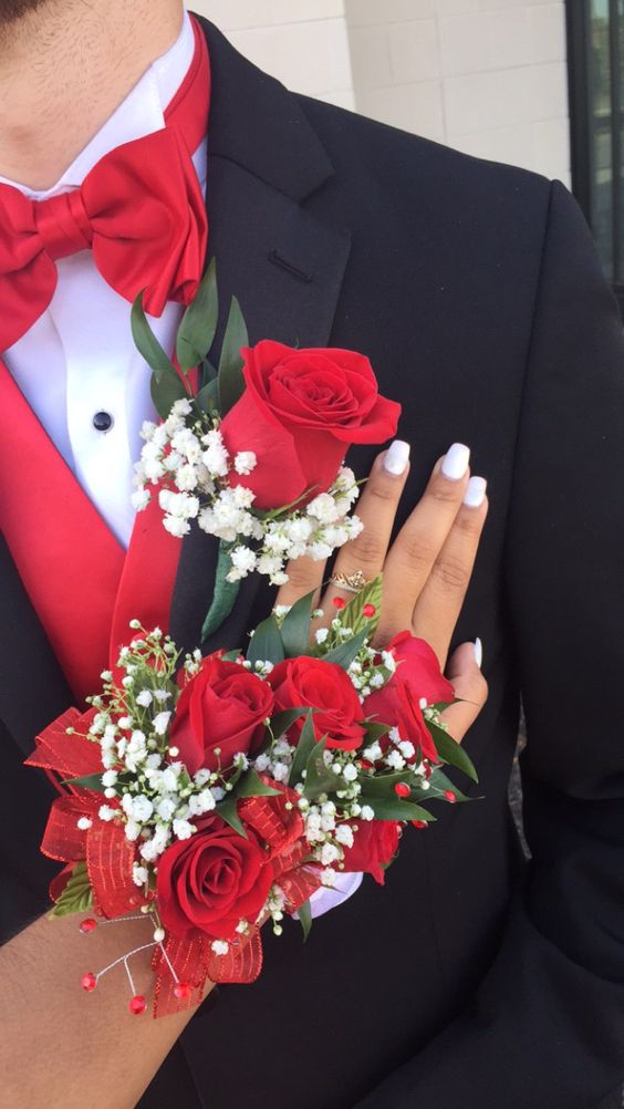 دستبند گل عروس با رز