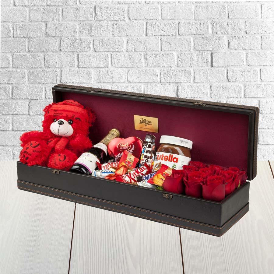 پک گل و عروسک و شکلات ولنتاین