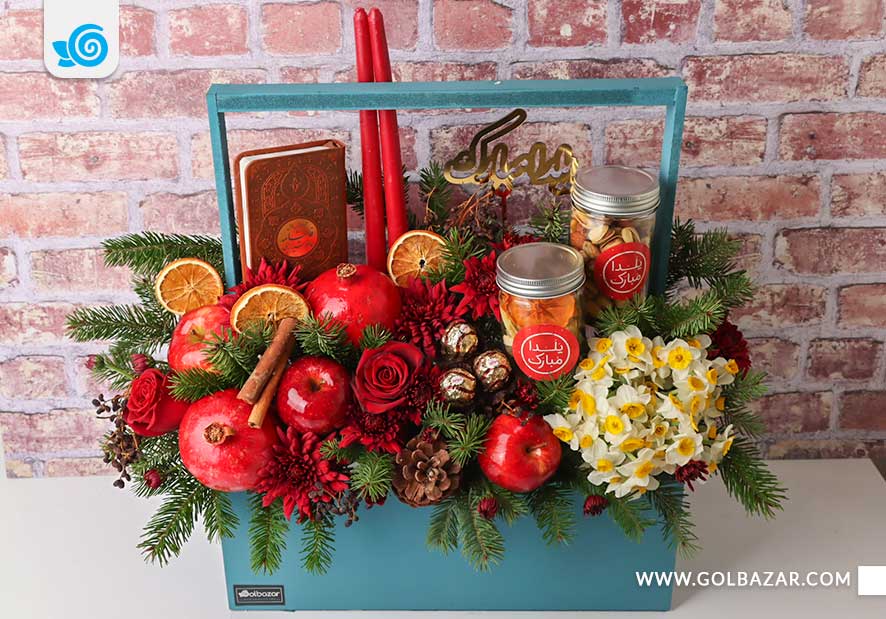 تزیین سینی یلدای عروس 