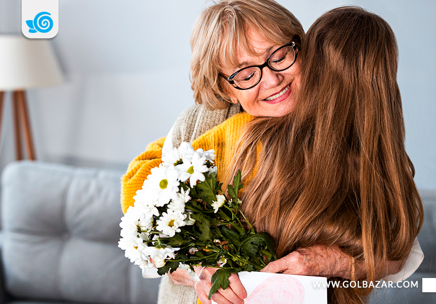 گل برای مادربزرگ