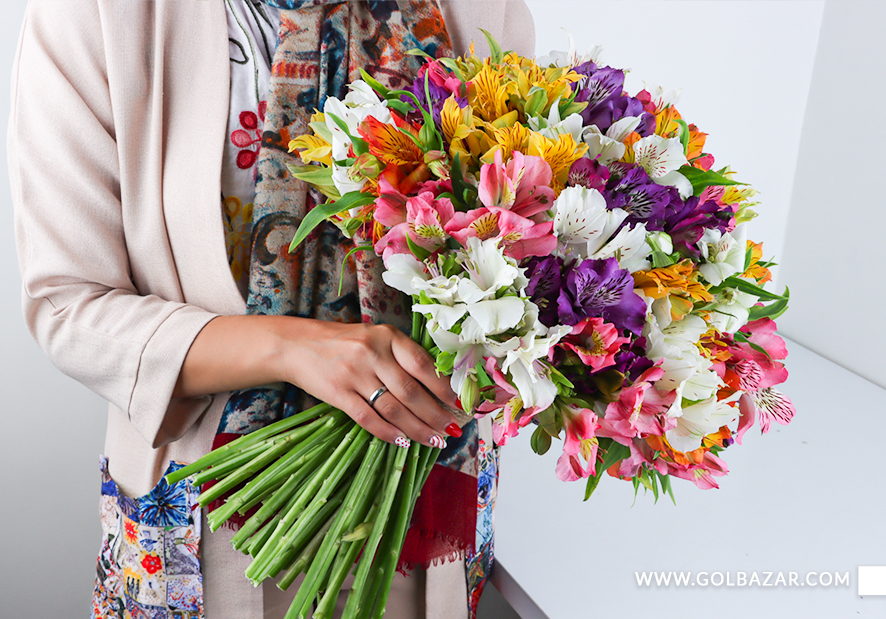 گل برای مادر بزرگ