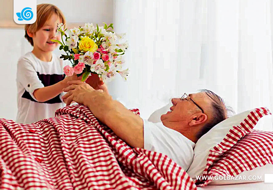 گل برای پدر بزرگ