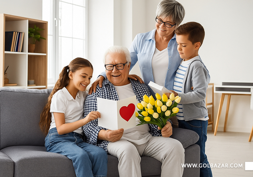 راهنمای خرید گل برای پدر بزرگ