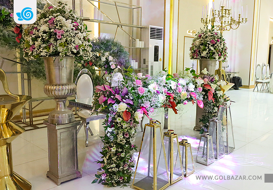 گل آرایی میز بله برون