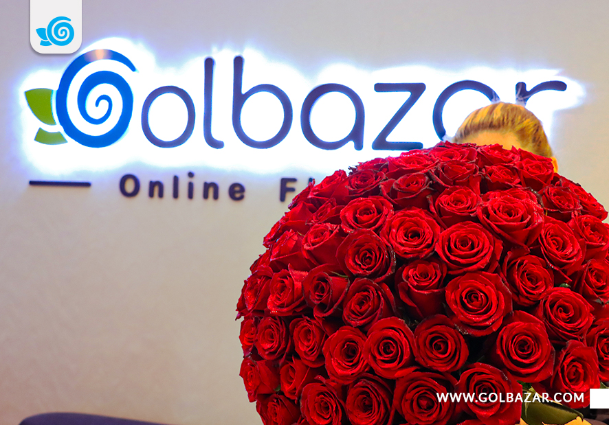 دسته گل رز برای بله برون