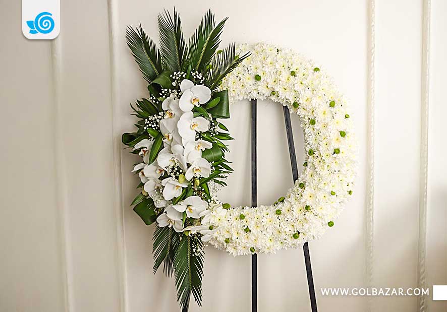 انواع تاج گل برای مجلس ترحیم