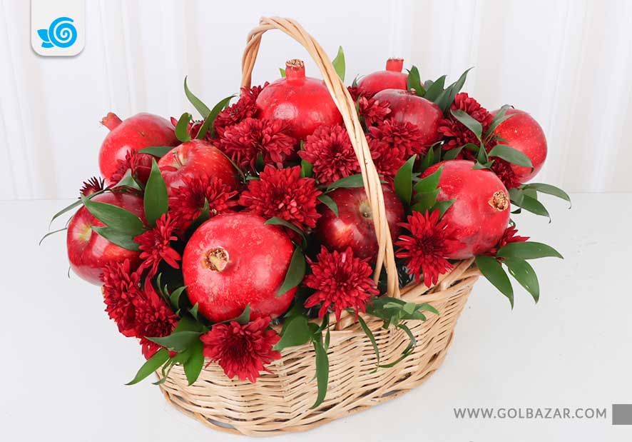 شکل تزیین انار شب یلدای عروس