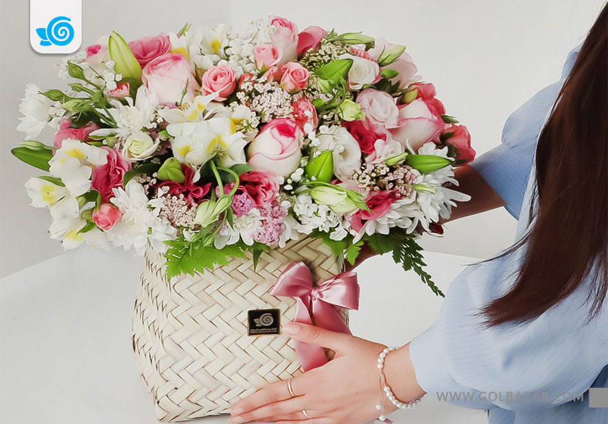 ارسال سبد گل به ایران از امریکا