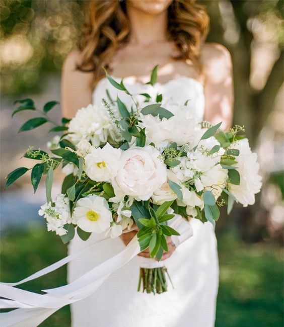 دسته گل عروس اروپایی