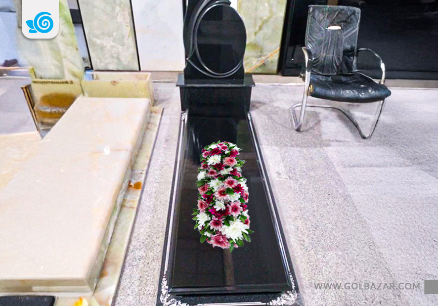 گل بهشت زهرا برای سنگ قبر