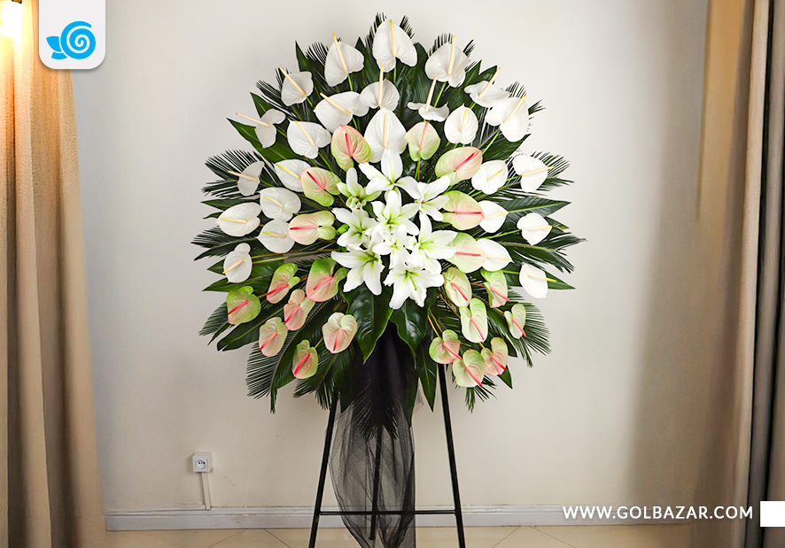 ارسال تاج گل برای مراسم افتتاحیه