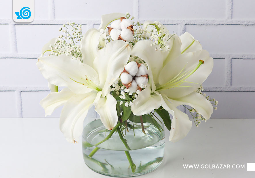 گل سفید برای مراسم ختم