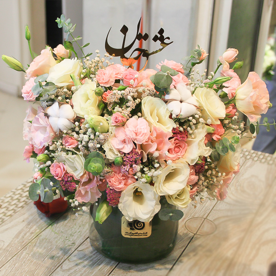 عکس نمونه ارسالی گلدان گل کمند