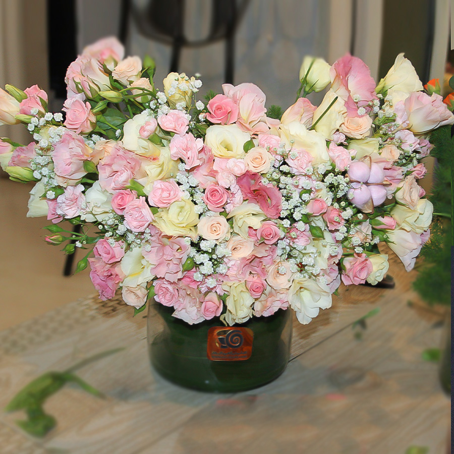 عکس نمونه ارسالی گلدان گل کمند