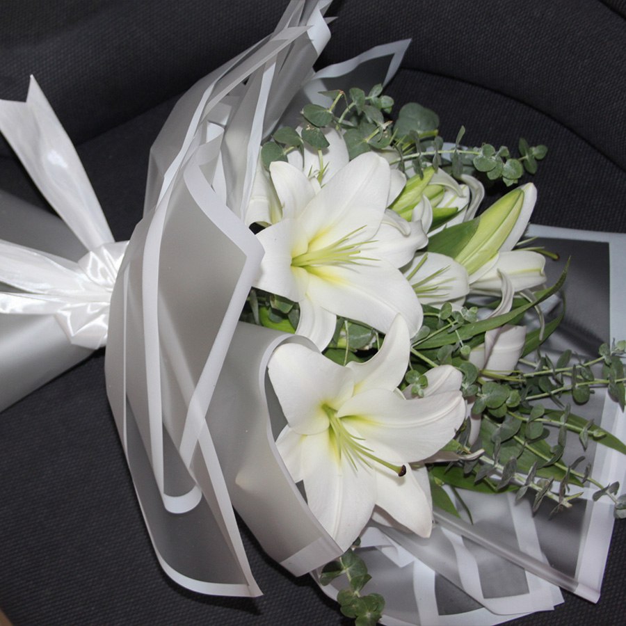 عکس نمونه ارسالی دسته گل لیلیوم گیتا