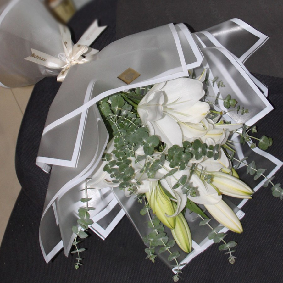 عکس نمونه ارسالی دسته گل لیلیوم گیتا